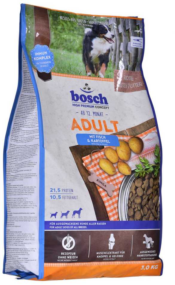 bosch dog ADULT FISH & POTATO 3kg