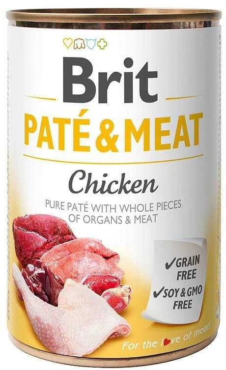 BRIT CARE Dog vištiena Pate & Meat 400g