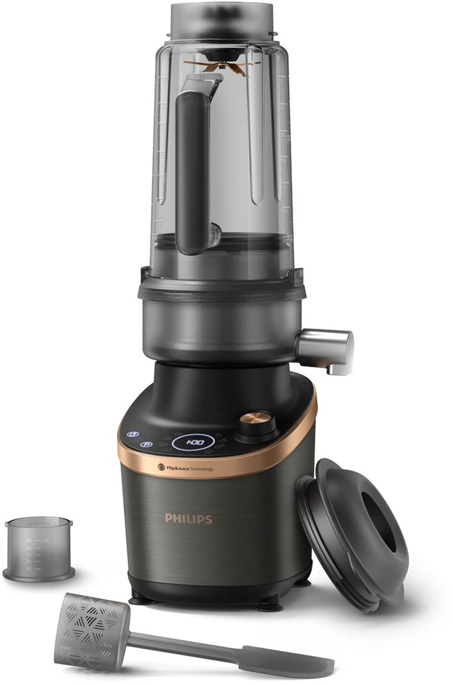 Kokteilinė Philips Flip&Juice HR3770/00, Juodos/Auksinės spalvos