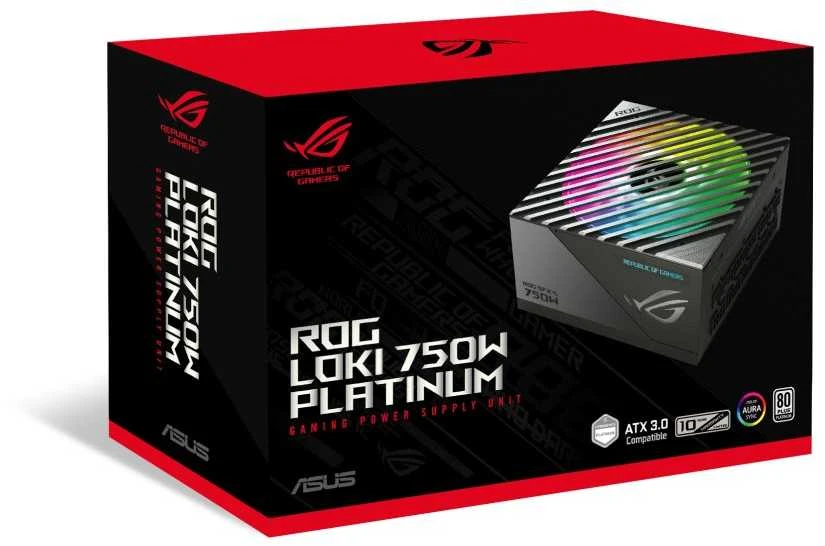 Maitinimo šaltinis asus rog loki sfx-l 750w platinum