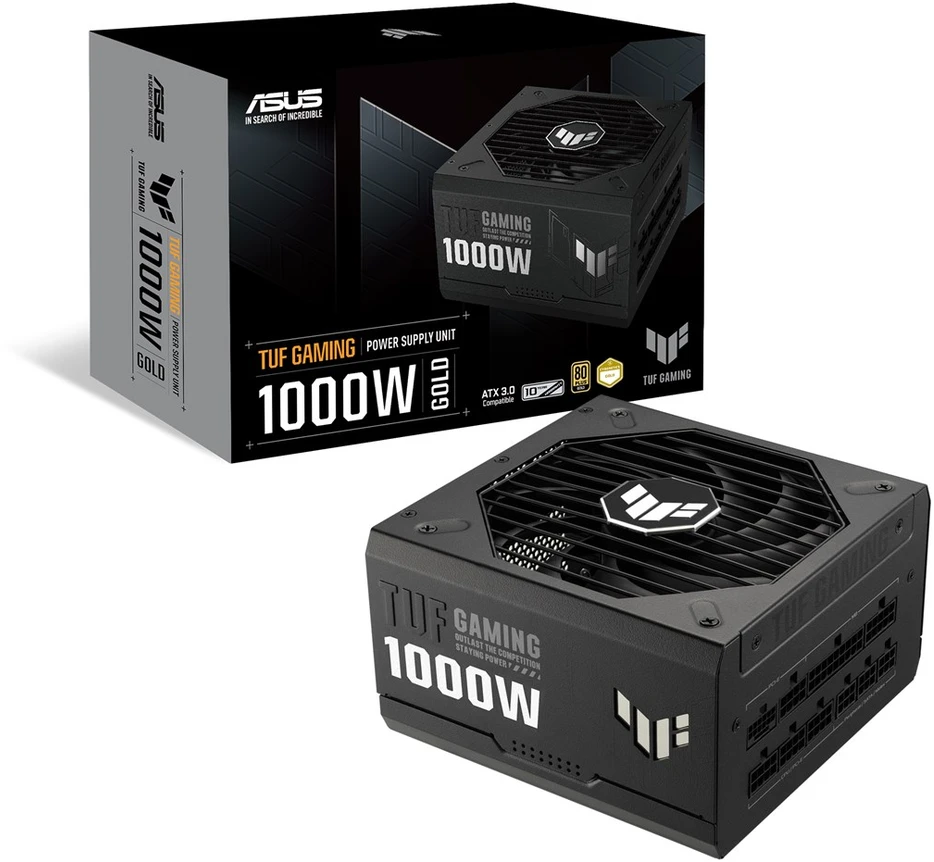 Maitinimo šaltinis asus tuf gaming 1000w auksinis