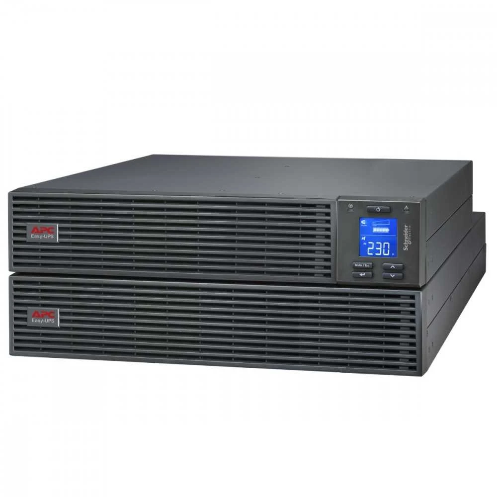 „Maitinimo šaltinis awaryjny srv1krilrk-e apc easy ups on-line srv 1000va rm 230v“ su ilgesnio veikimo akumuliatoriumi ir bėgelių rinkiniu