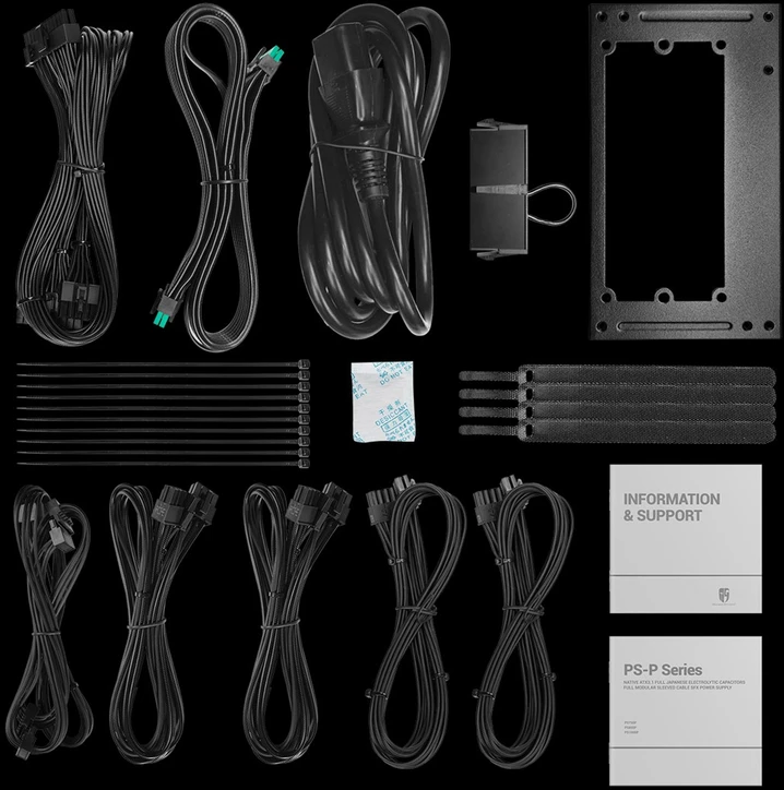 PC Power Supply DEEPCOOL PS750P-FE, Juodas