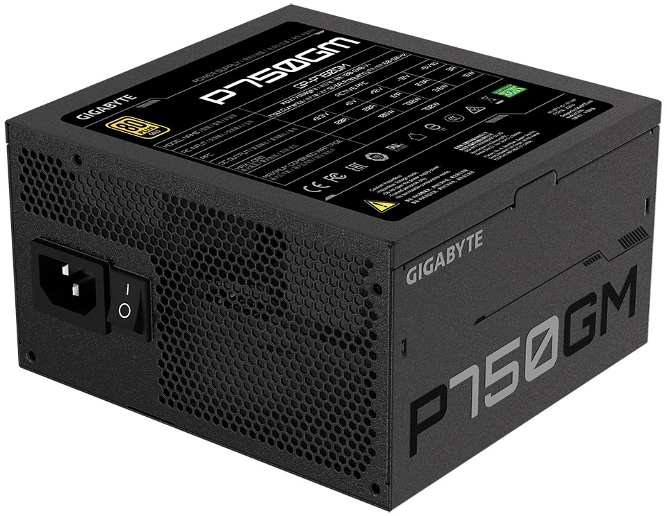 Mainimo blokas PSU GIGABYTE GP-P750GM 750W ATX 12V v2.31 80 PLUS Gold certified Power Supply