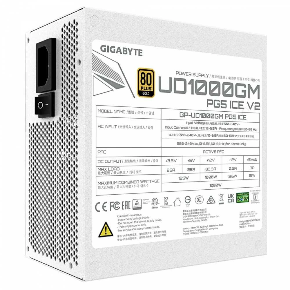 GIGABYTE GP-UD1000GM PG5 ICE 1000W maitinimo blokas