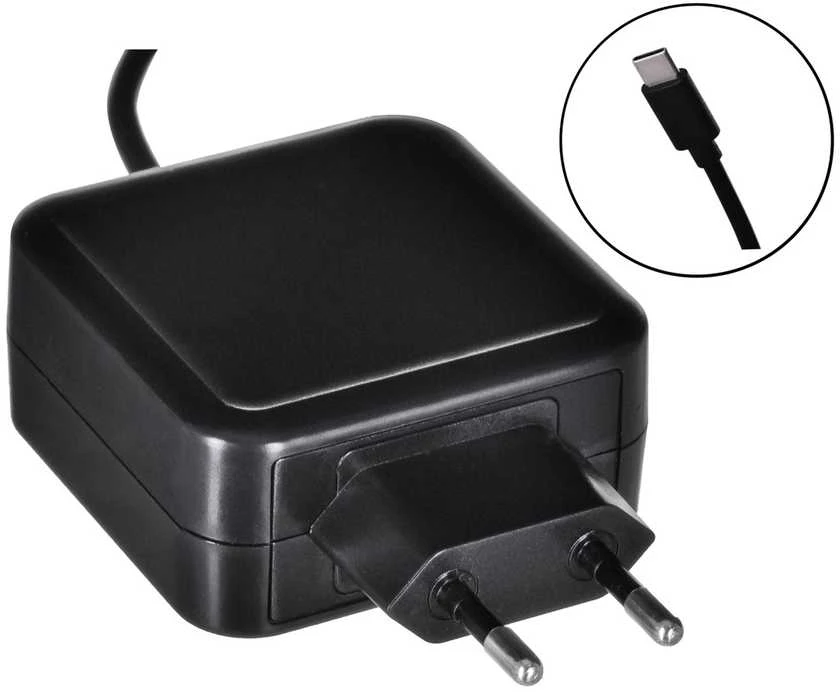 Nešiojamojo kompiuterio pakrovėjas Akyga AK-ND-60 (5-20V / 2.25-3A 45W) USB type C 1.2m Power Delivery