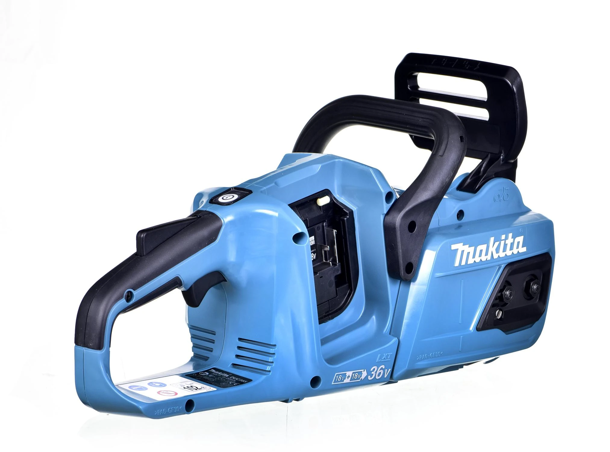 Grandininis pjūklas Makita DUC355Z 2x18V be akumuliatoriaus ir kroviklio