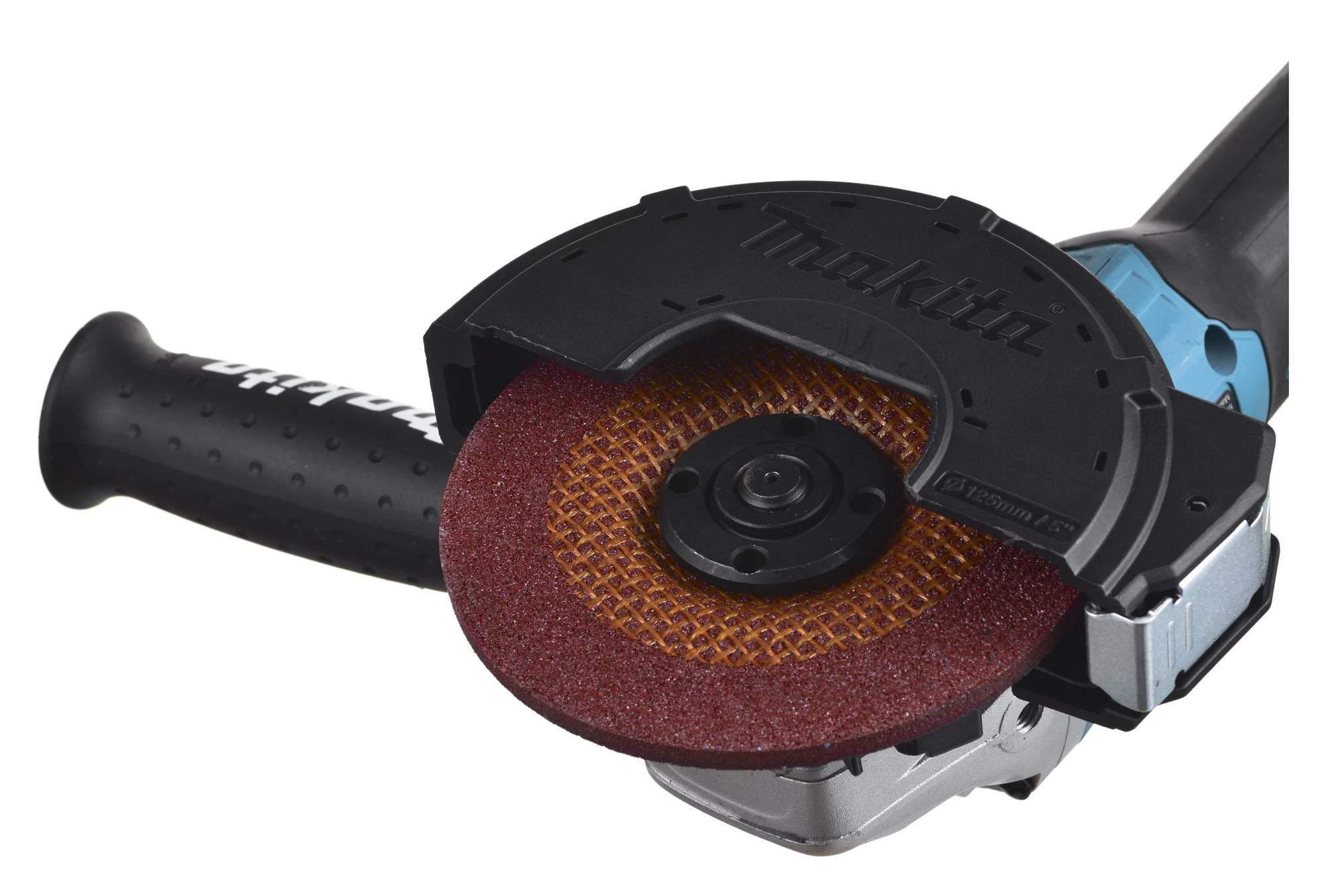 Makita Akumuliatorinis kampinis šlifuoklis DGA504ZJ 18V, 125mm su lagaminu (Be akum. ir kroviklio)