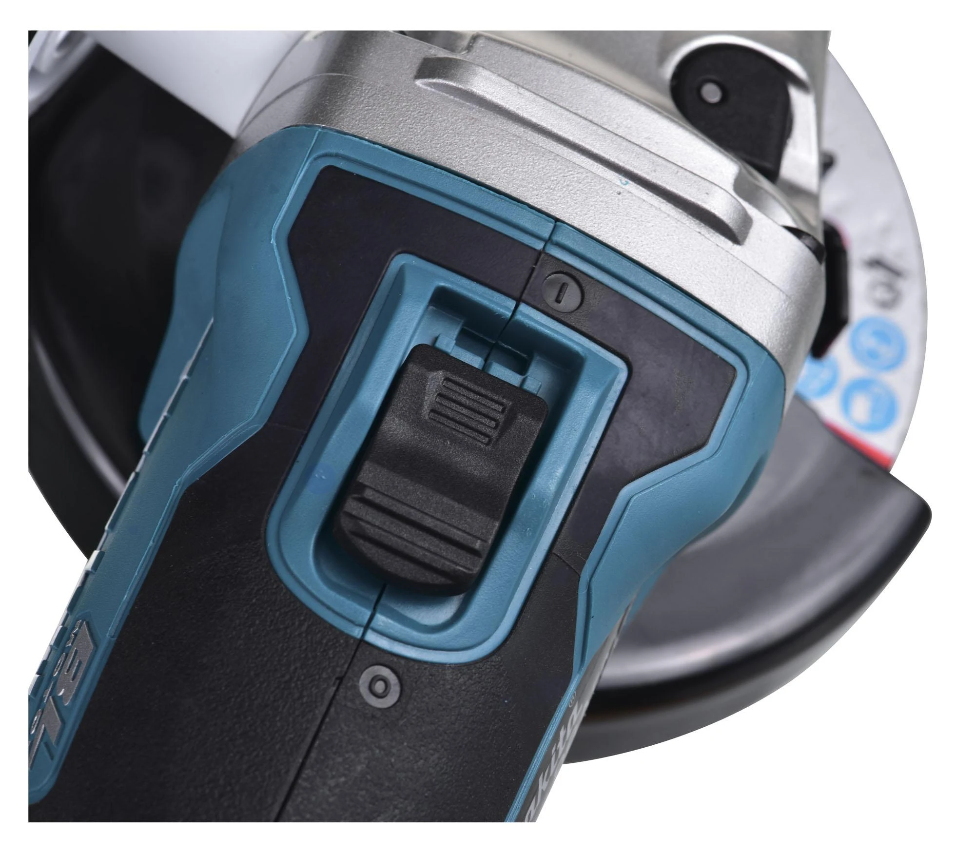 Makita Akumuliatorinis kampinis šlifuoklis DGA504ZJ 18V, 125mm su lagaminu (Be akum. ir kroviklio)