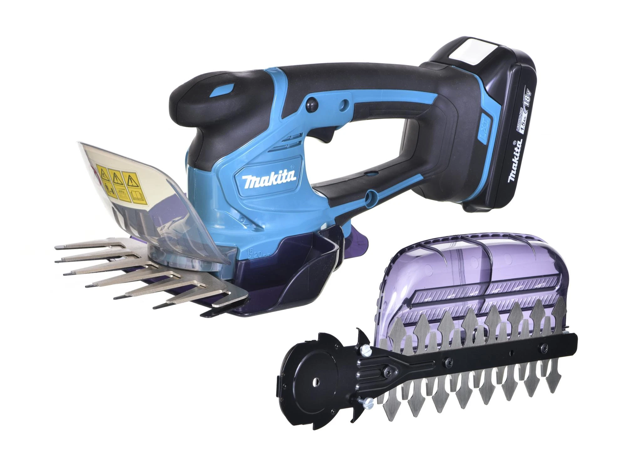 Žolės ir krūmų žirklės Makita DUM604SYX 18 V, 1x1,5 Ah