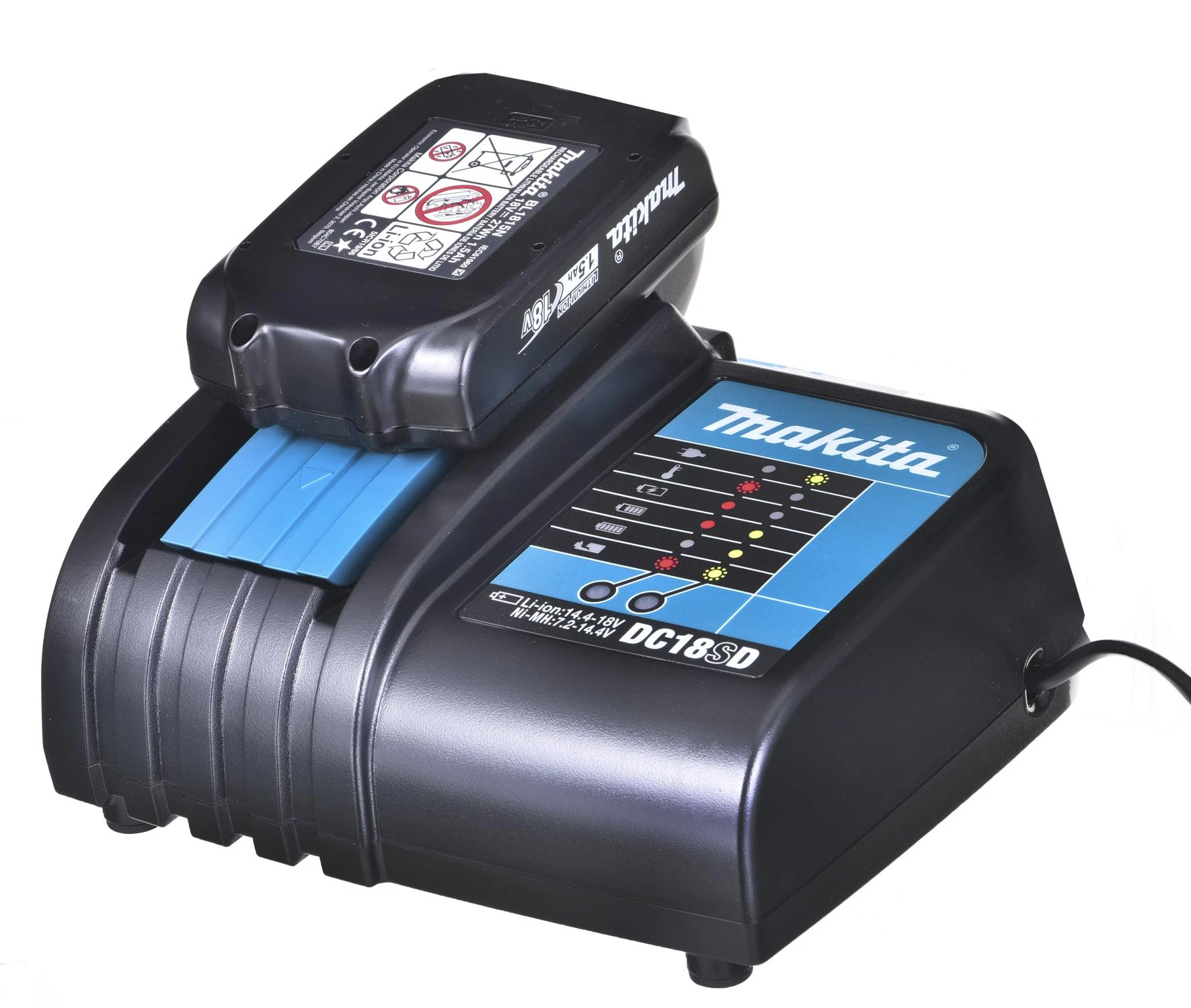 Žolės ir krūmų žirklės Makita DUM604SYX 18 V, 1x1,5 Ah
