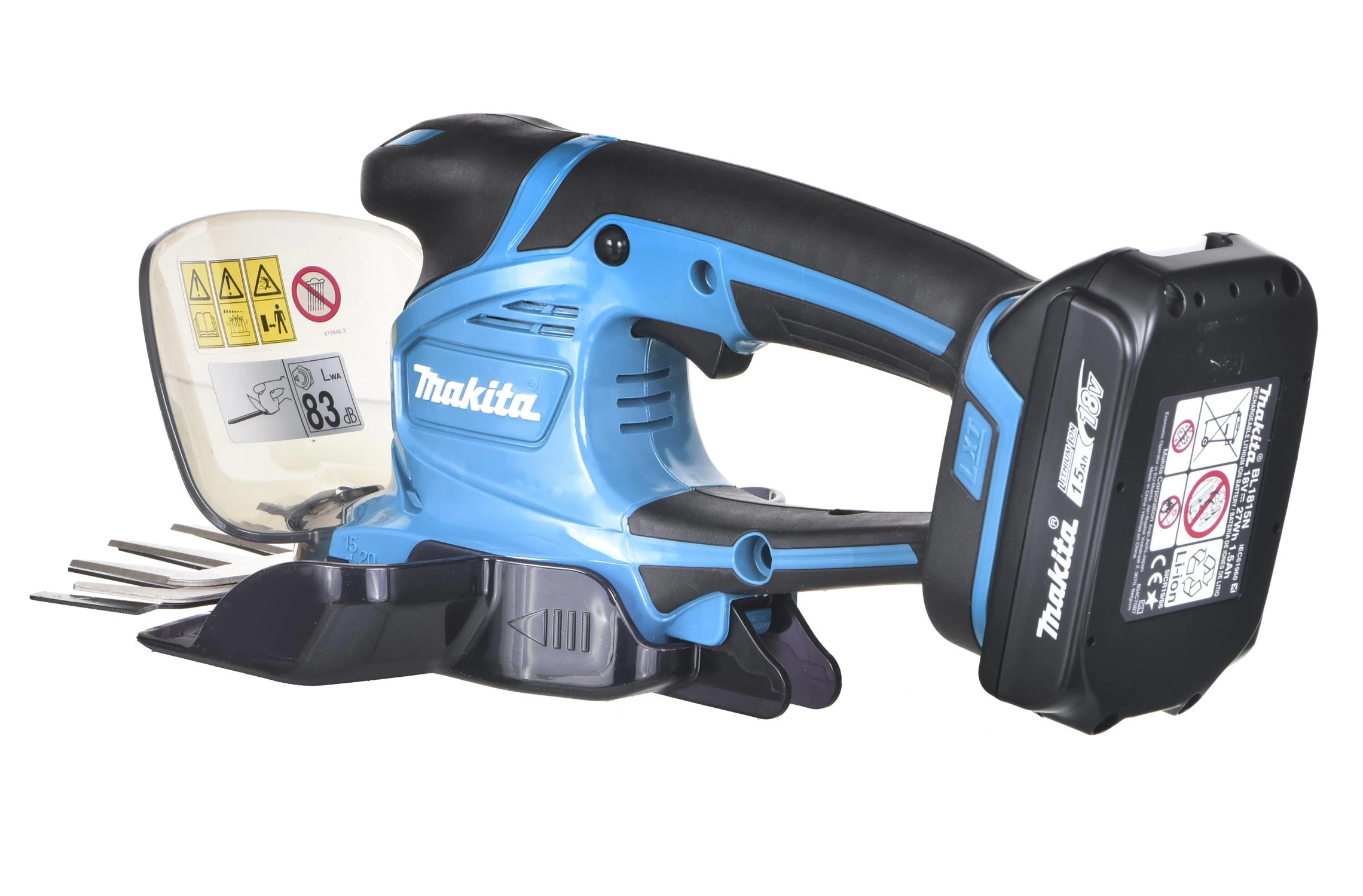 Žolės ir krūmų žirklės Makita DUM604SYX 18 V, 1x1,5 Ah