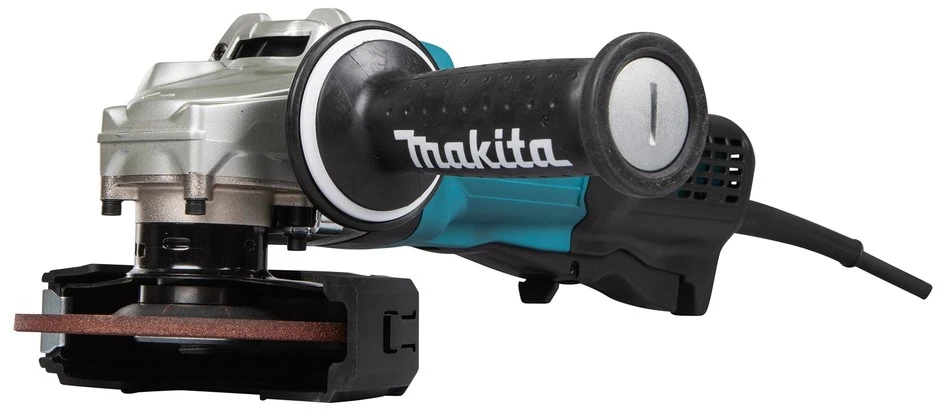 Makita GA5093X01 Kampinis šlifuoklis, 1900 W, 125 mm, SJS², AFT, Mechaninis stabdys, Svirtinis jungiklis, 2800-11500 min-1, antivibracinė šoninė rankena