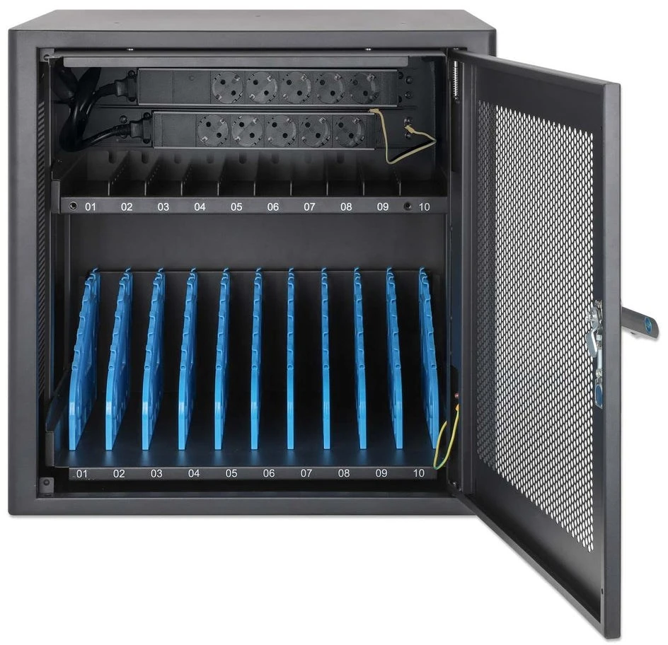 Manhattan 181204 Spinta ładująca na 10 laptopów 16" 10 gniazd AC 230V