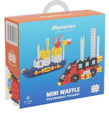 Konstruktorius Marioinex Mini Waffle Pieštukinė Transportas, 140 d.