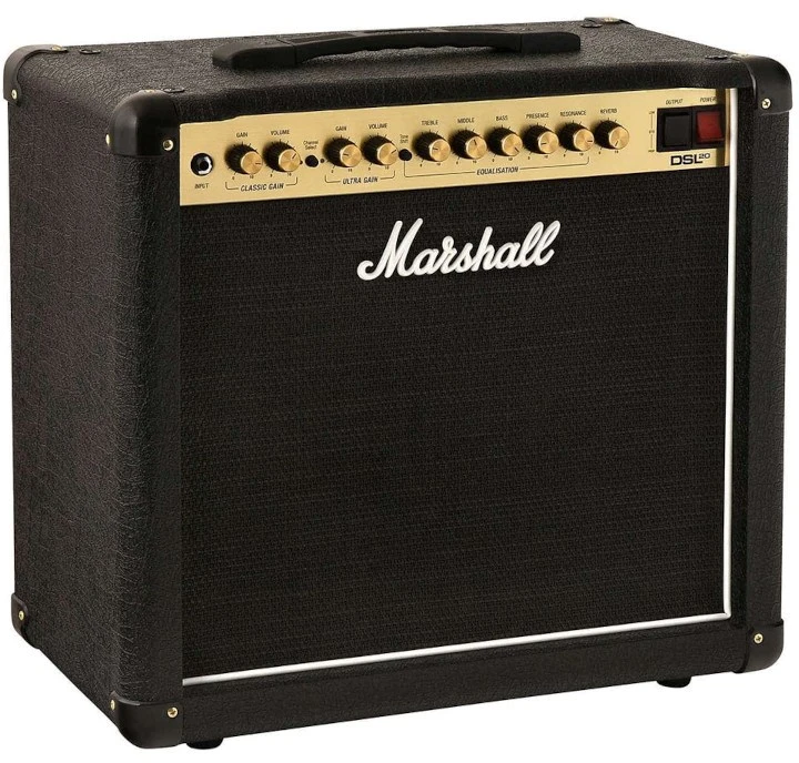 Lempinis stiprintuvas el. gitarai Marshall DSL20 CR
