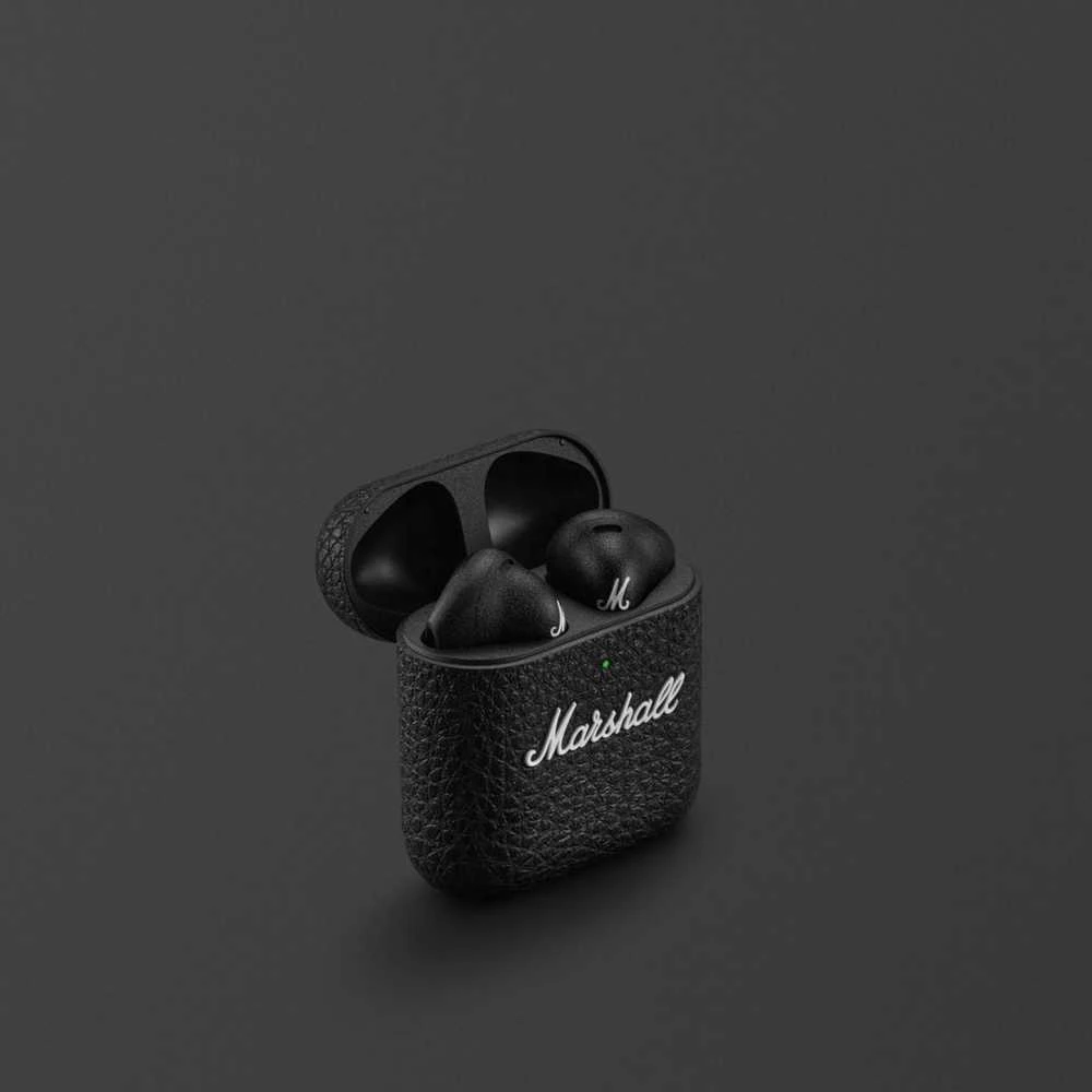 Belaidės ausinės Marshall Minor IV, Juodos