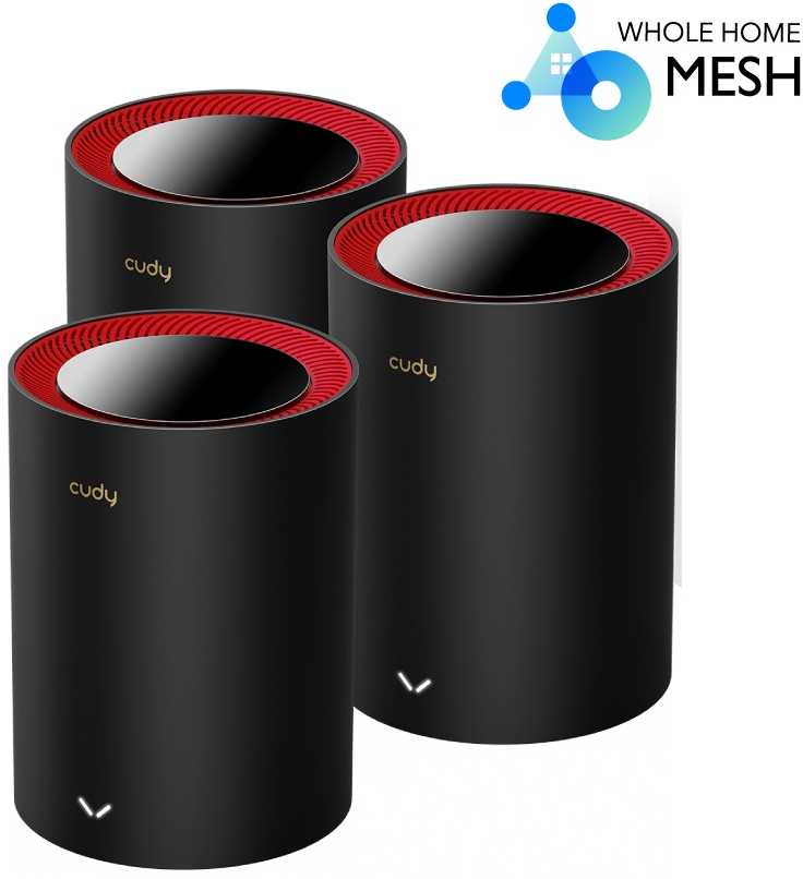Maršrutizatorius Cudy Sistemos wifi tinklelis m3000 (3 pakuotės) ax3000