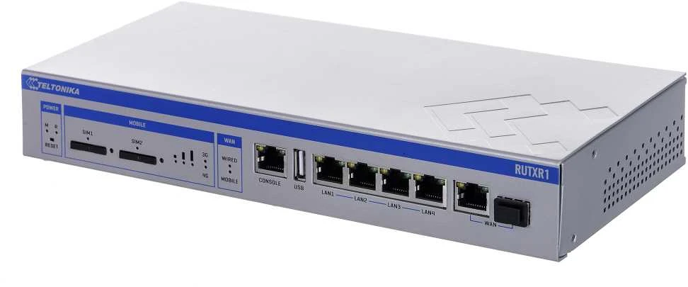 Šakotuvas Teltonika RUTXR LTE Maršrutizatorius | Enterprise Rack-Mountable SFP/LTE Maršrutizatorius | RUTXR1 | 802.11ac | 867 Mbit/s | 10/100/1000 Mbit/s | Ethernet LAN (RJ-45) jungtys 4xLAN jungtys, 1xSFP port, 1xWAN port | MU-MiMO Yes | 4G | 1