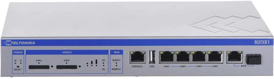 Šakotuvas Teltonika RUTXR LTE Maršrutizatorius | Enterprise Rack-Mountable SFP/LTE Maršrutizatorius | RUTXR1 | 802.11ac | 867 Mbit/s | 10/100/1000 Mbit/s | Ethernet LAN (RJ-45) jungtys 4xLAN jungtys, 1xSFP port, 1xWAN port | MU-MiMO Yes | 4G | 1