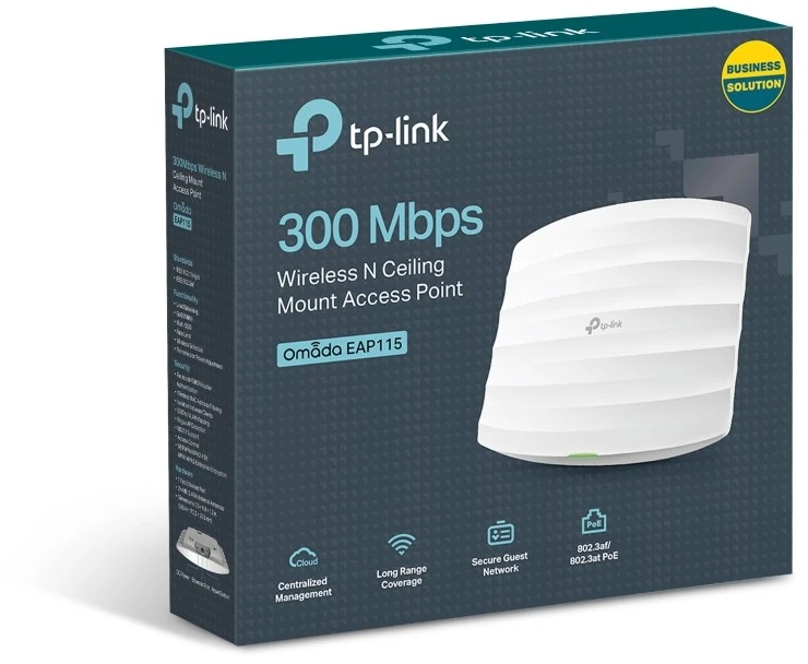 Maršrutizatorius PRIEIGOS TAŠKAS TL-EAP115 2.4 GHz TP-LINK