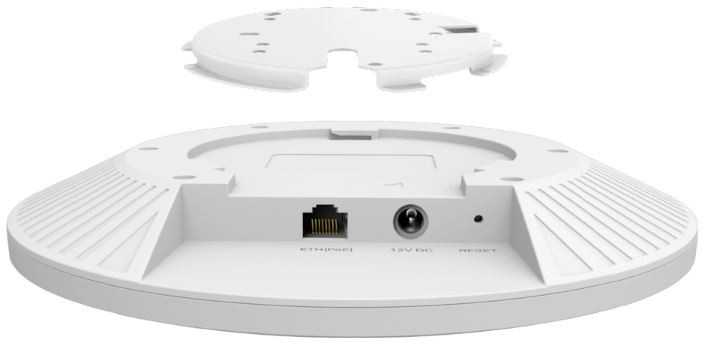 Maršrutizatorius TP-LINK | AX5400 lubų montuojamas WiFi 6 prieigos taškas | EAP673 | 802.11ax | 10/100/1000 Mbit/s | Ethernet LAN (RJ-45) jungtys 1 | MU-MiMO Taip | PoE į | Antenos tipas Internal Omni