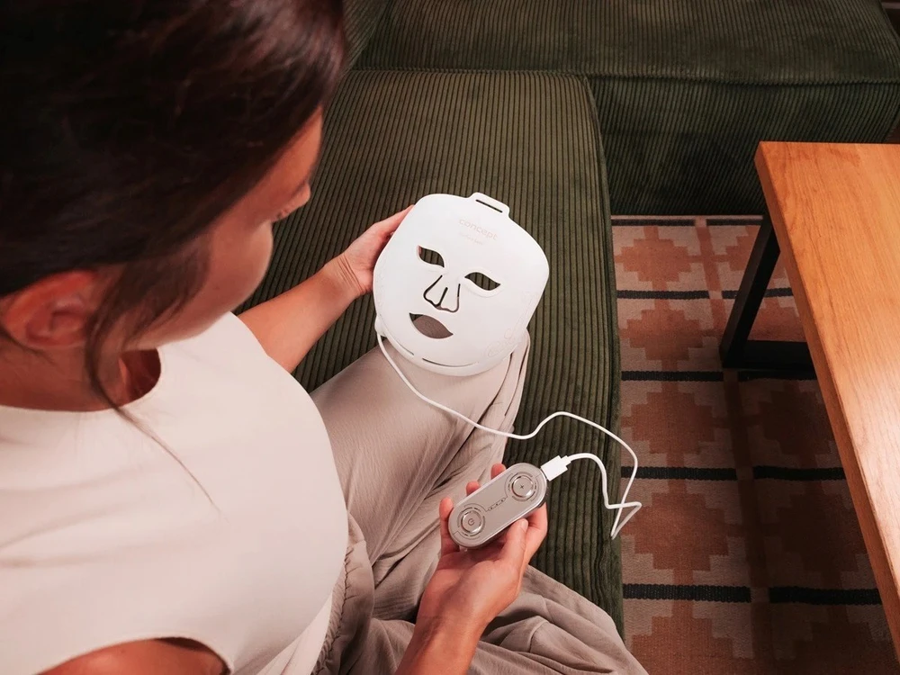 Concept MO8303 Perfect Skin LED face mask Baltas