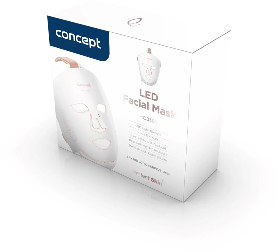 Concept MO8303 Perfect Skin LED face mask Baltas