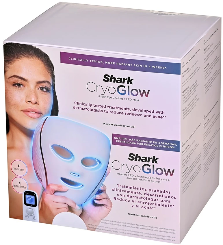 Shark CryoGlow FW312EU LED kaukė su akių zonos vėsinimu