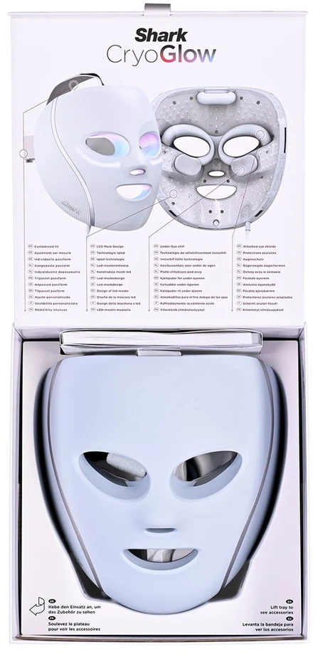 Shark CryoGlow FW312EU LED kaukė su akių zonos vėsinimu