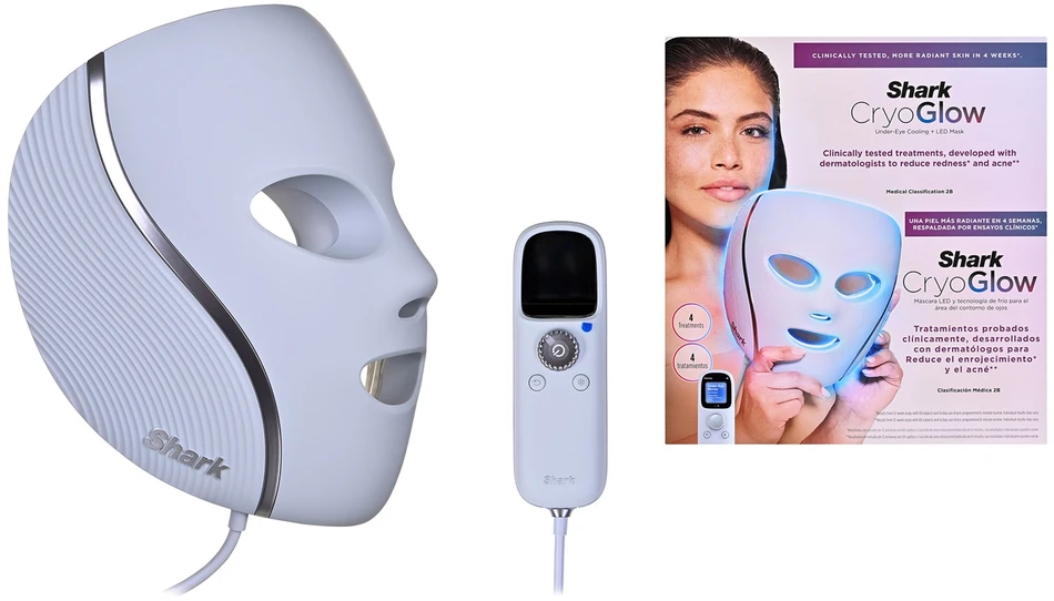 Shark CryoGlow FW312EU LED kaukė su akių zonos vėsinimu
