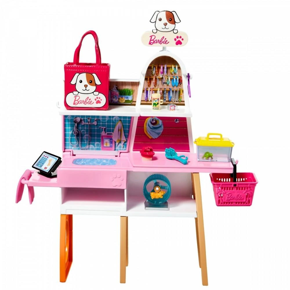 Mattel Barbės šunelių parduotuvės rinkinys