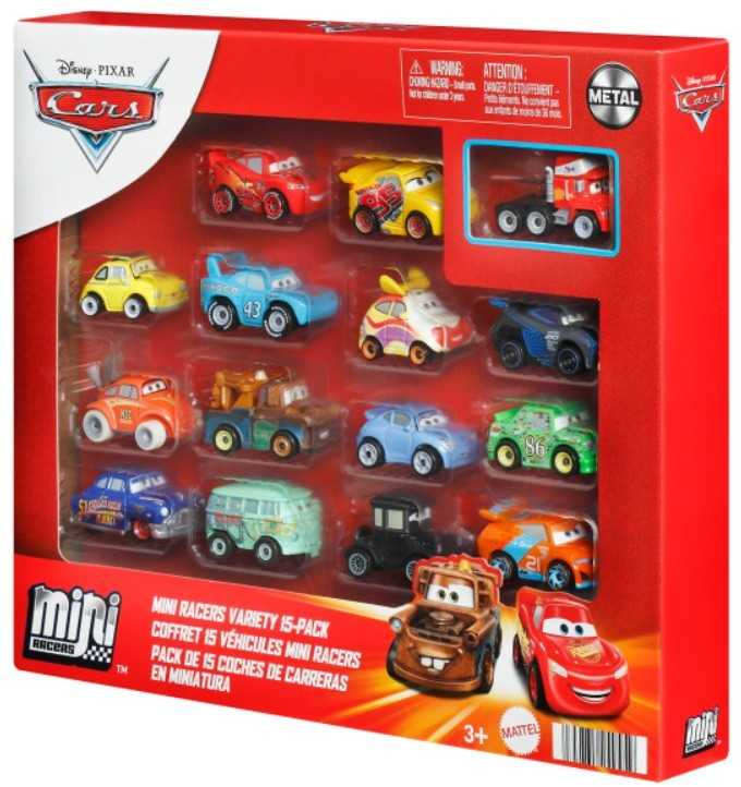 Mattel Cars Auta Mikroauta 15-pak