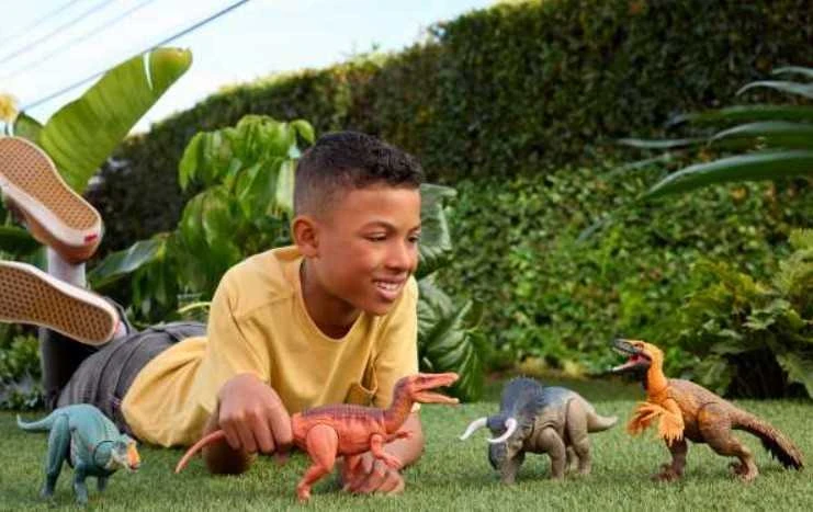 Mattel WORLD Juros pasaulio atgimimo Aucasaurus dinozauro figūrėlė 32,5 cm