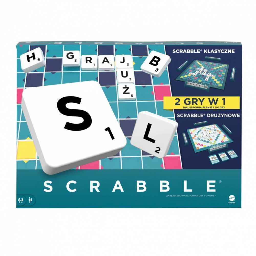 Mattel Žodžių Žaidimas Scrabble (Lietuviška Leidimas) - Atgimimo Versija