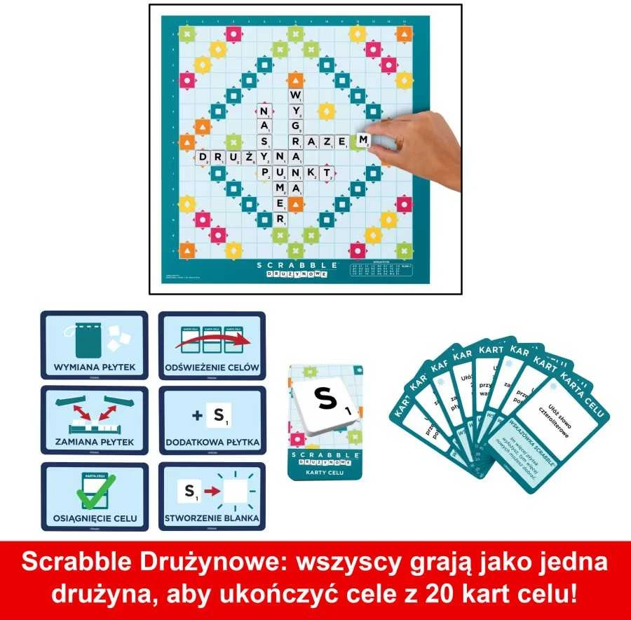 Mattel Žodžių Žaidimas Scrabble (Lietuviška Leidimas) - Atgimimo Versija