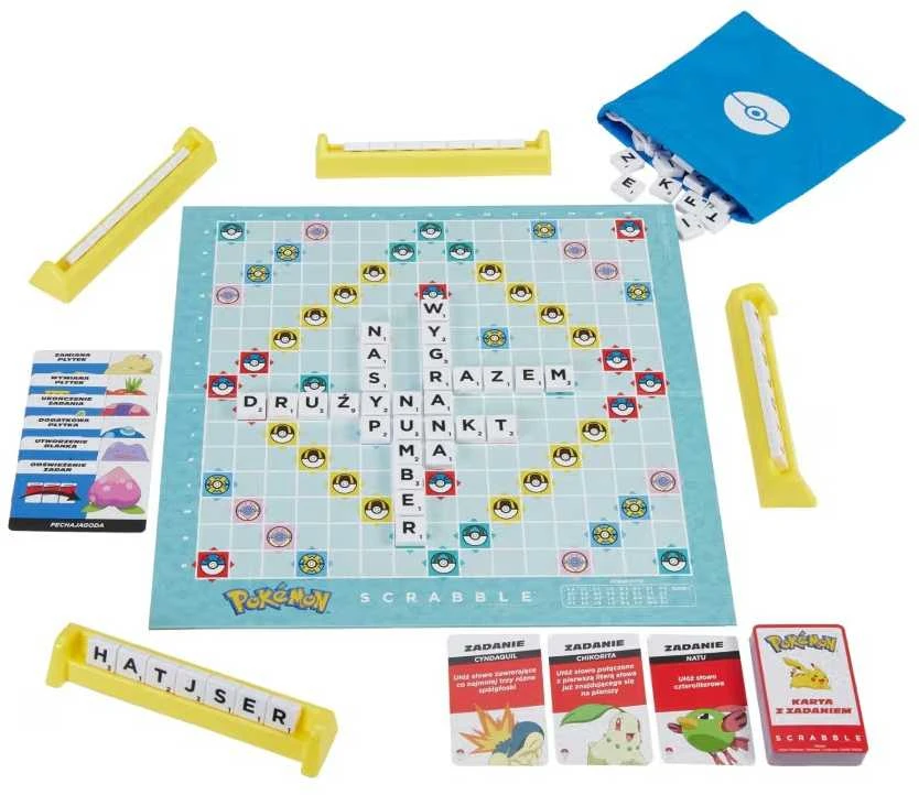 Mattel Stalo žaidimas Scrabble Pokemon tematikos
