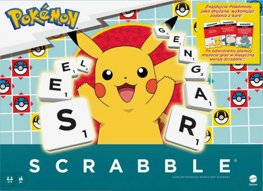 Mattel Stalo žaidimas Scrabble Pokemon tematikos