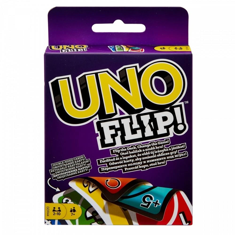 Mattel UNO žaidimas su dvipusėmis kortomis, GDR44