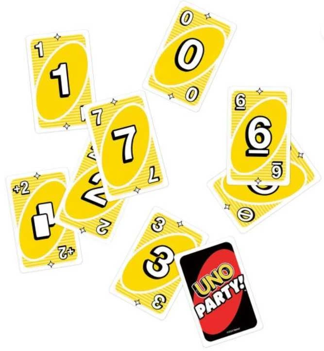 Mattel UNO kortos PARTY (atnaujintos) (JJV58)