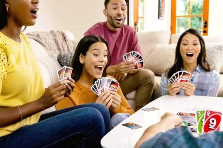 Mattel UNO kortos PARTY (atnaujintos) (JJV58)