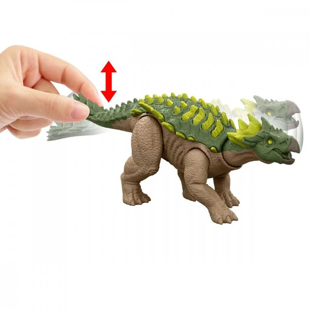 Mattel WORLD Yuxisaurus dinozauro figūrėlė Juros pasaulio atgimimo streiko ataka