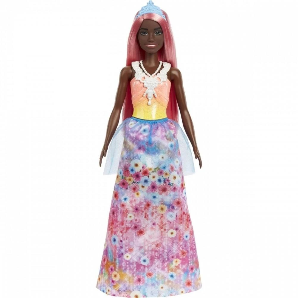 Barbie - „Dreamtopia Royal“ lėlė - šviesiai rožiniai plaukai (HGR14)