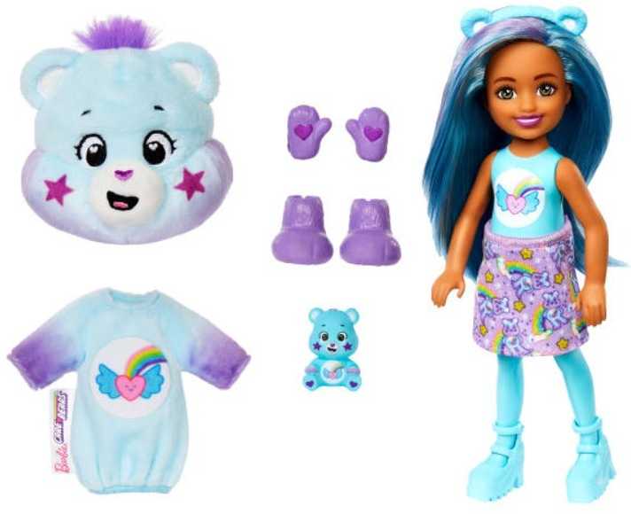 Mattel Lėlė Barbie Chelsea Care Bears miško draugai