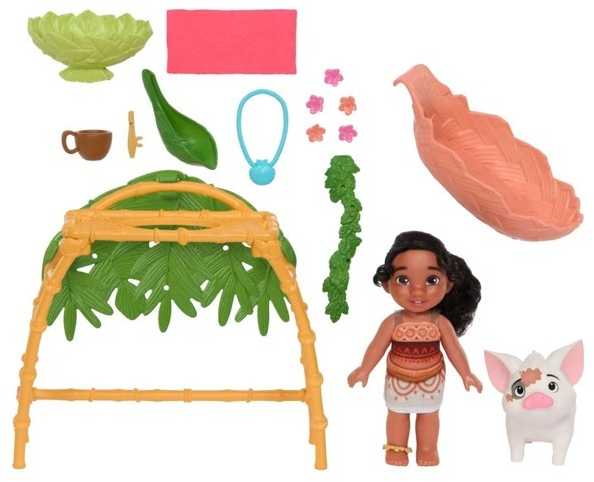 Mattel Lėlės Disney Moana 2 Simea ir Pua vonios žaidimų rinkinys