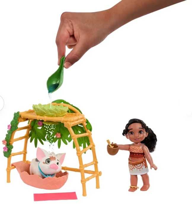 Mattel Lėlės Disney Moana 2 Simea ir Pua vonios žaidimų rinkinys