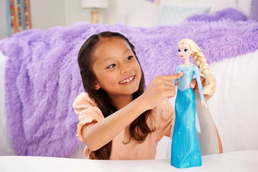 Mattel Lėlė princesė Elsa iš Frozen su garsu
