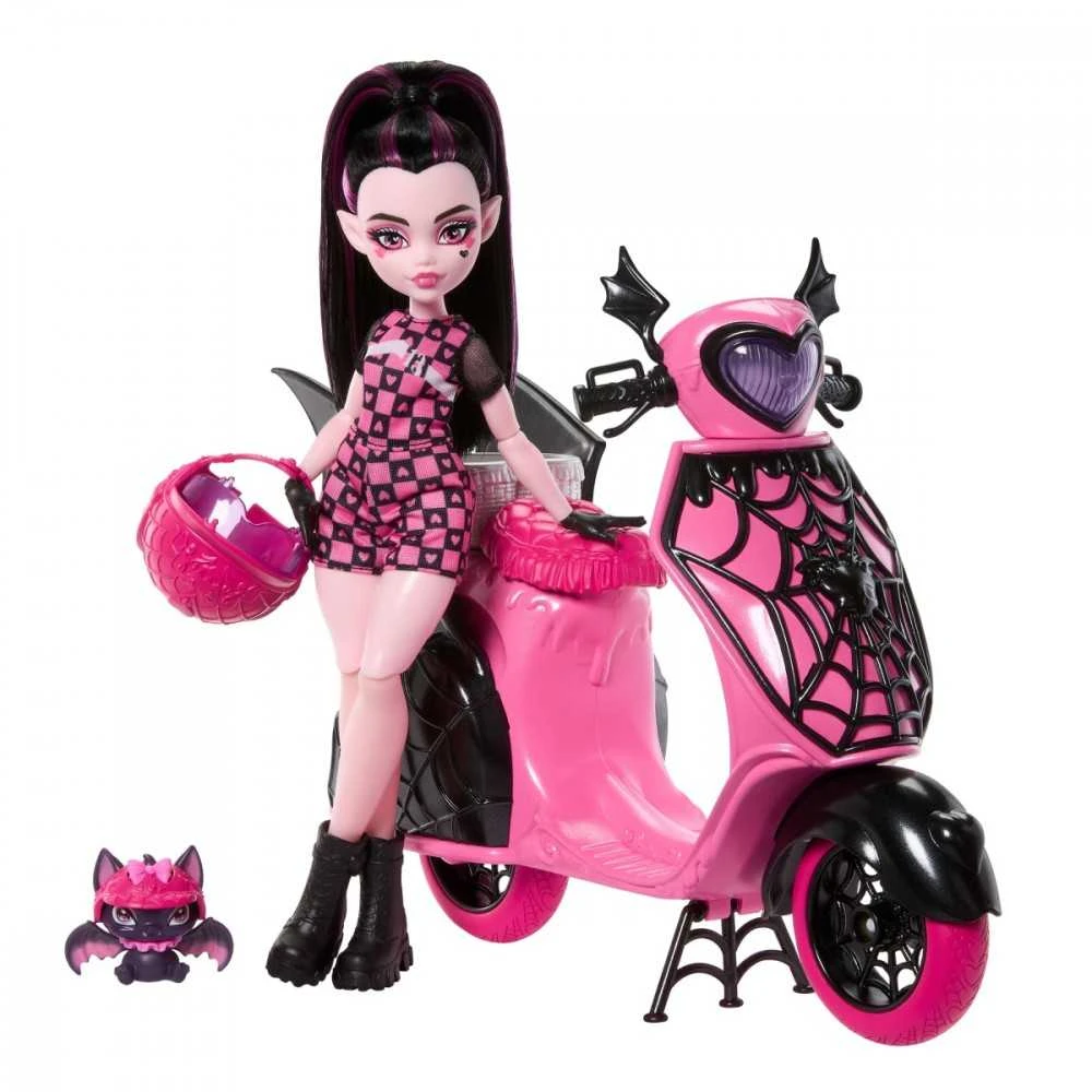 Mattel Monster High Draculaura Vamptastic paspirtukas JDR61