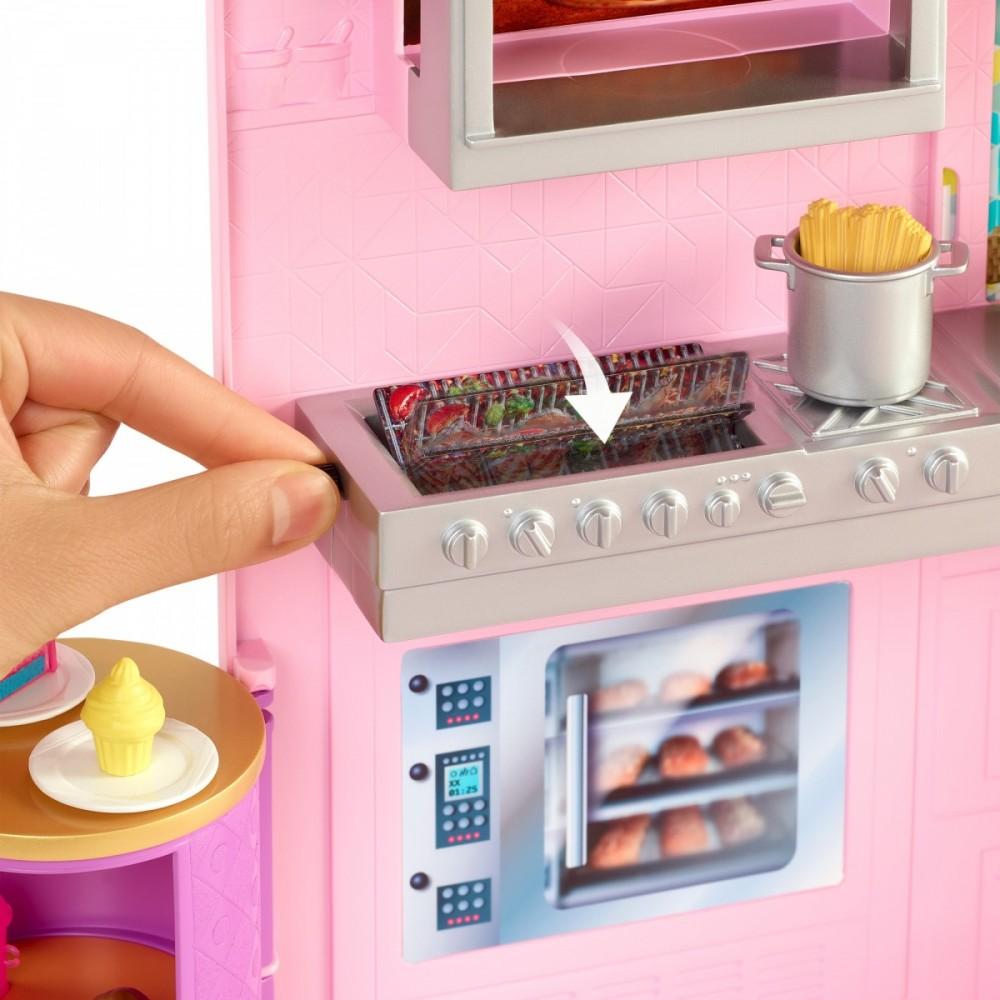 Barbie žaidimų rinkinys Restorano virėja su lėle HBB91