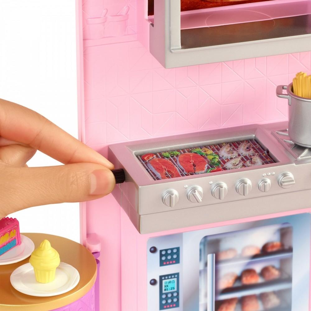 Barbie žaidimų rinkinys Restorano virėja su lėle HBB91